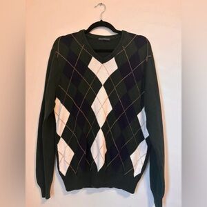 brandy melville • argyle sweater